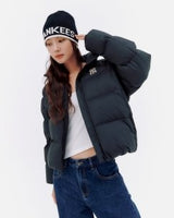 [MLB] Womens Basic Overcrop Padding NY (Black) _ (3FDJB0136-50BKS) - コクモト KOCUMOTO