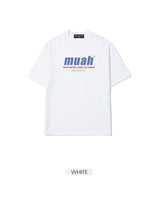 [muahmuah] HALF LOWER PRINTING T-SHIRT 2色 FREE デイリー - コクモト KOCUMOTO