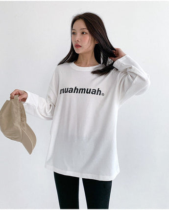 [muahmuah] Lower printing overfit t-shirt 4色 - コクモト KOCUMOTO