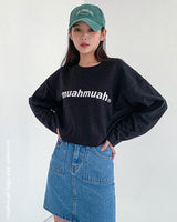 [muahmuah] Lower printing overfit t-shirt 4色 - コクモト KOCUMOTO