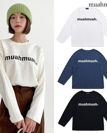 [muahmuah] Lower printing overfit t-shirt 4色 - コクモト KOCUMOTO