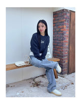 [muahmuah] muah Authentic Crop Sweatshirt 3色 dailylook - コクモト KOCUMOTO