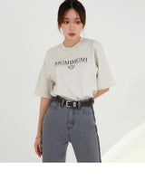 [muahmuah] muah LAUREL ONE POINT HALF T-SHIRT 4色 FREE デイリー - コクモト KOCUMOTO