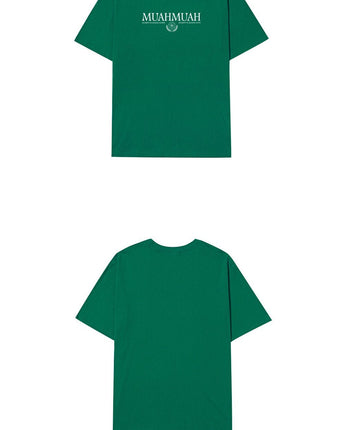 [muahmuah] muah LAUREL ONE POINT HALF T-SHIRT 4色 FREE デイリー - コクモト KOCUMOTO