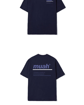 [muahmuah] RED LINE MUAH T-SHIRT 3色 FREE デイリー - コクモト KOCUMOTO