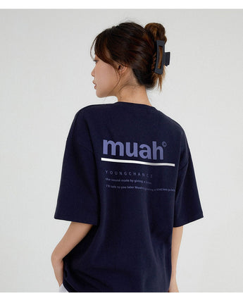 [muahmuah] RED LINE MUAH T-SHIRT 3色 FREE デイリー - コクモト KOCUMOTO