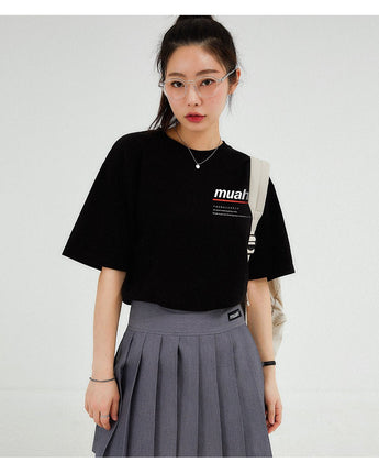 [muahmuah] RED LINE MUAH T-SHIRT 3色 FREE デイリー - コクモト KOCUMOTO