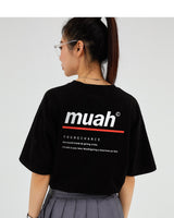 [muahmuah] RED LINE MUAH T-SHIRT 3色 FREE デイリー - コクモト KOCUMOTO