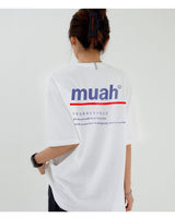 [muahmuah] RED LINE MUAH T-SHIRT 3色 FREE デイリー - コクモト KOCUMOTO