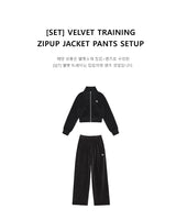 [muahmuah] [SET] VELVET Training Zip up Jacket+Pant 女性服 dailylook - コクモト KOCUMOTO