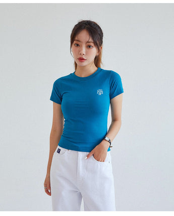 [muahmuah] Stitch logo basic T-shirt 5色 デイリー 韓国人気 - コクモト KOCUMOTO