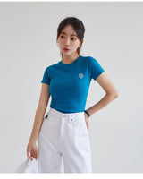 [muahmuah] Stitch logo basic T-shirt 5色 デイリー 韓国人気 - コクモト KOCUMOTO