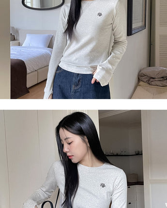 [muahmuah] Stitch Warmer Long Sleeve 3色 dailylook - コクモト KOCUMOTO