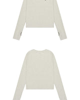 [muahmuah] Stitch Warmer Long Sleeve 3色 dailylook - コクモト KOCUMOTO