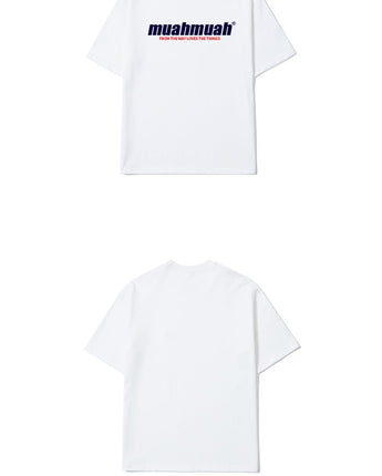 [muahmuah] THE WAY MUAH PRINTING T-SHIRT 3色 デイリー 韓国人気 - コクモト KOCUMOTO