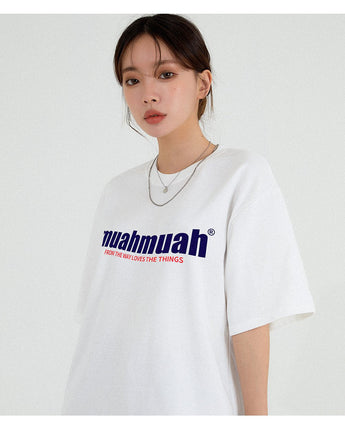 [muahmuah] THE WAY MUAH PRINTING T-SHIRT 3色 デイリー 韓国人気 - コクモト KOCUMOTO