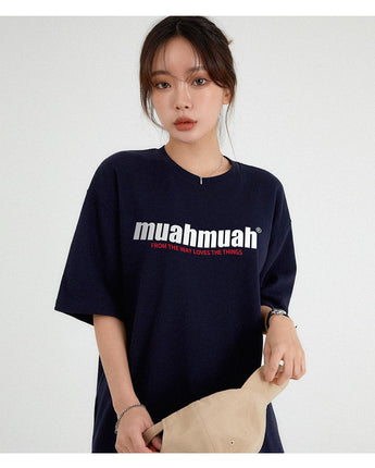 [muahmuah] THE WAY MUAH PRINTING T-SHIRT 3色 デイリー 韓国人気 - コクモト KOCUMOTO