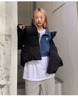 [muahmuah] Wappen Short Padding jumper 2色 女性服 冬のファッション - コクモト KOCUMOTO