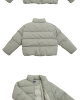 [muahmuah] Wappen Short Padding jumper 2色 女性服 冬のファッション - コクモト KOCUMOTO