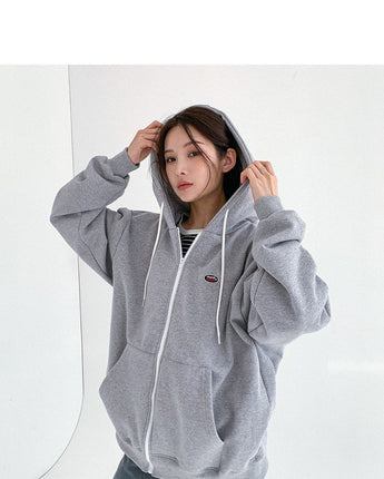 [muahmuah] 大人気 Wappen Sticker hood zip up 7色 フードジップアップジャケット - コクモト KOCUMOTO