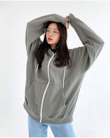 [muahmuah] 大人気 Wappen Sticker hood zip up 7色 フードジップアップジャケット - コクモト KOCUMOTO