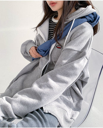 [muahmuah] 大人気 Wappen Sticker hood zip up 7色 フードジップアップジャケット - コクモト KOCUMOTO