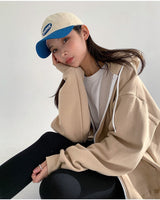 [muahmuah] 大人気 Wappen Sticker hood zip up 7色 フードジップアップジャケット - コクモト KOCUMOTO