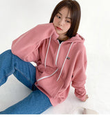 [muahmuah] 大人気 Wappen Sticker hood zip up 7色 フードジップアップジャケット - コクモト KOCUMOTO