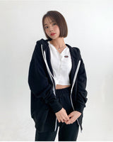 [muahmuah] 大人気 Wappen Sticker hood zip up 7色 フードジップアップジャケット - コクモト KOCUMOTO