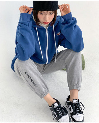 [muahmuah] 大人気 Wappen Sticker hood zip up 7色 フードジップアップジャケット - コクモト KOCUMOTO