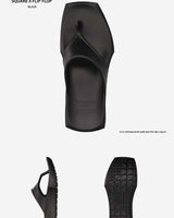 [muleboy] SQUARE X FLIP FLOPS 6色 新商品 韓国人気 男女共用 韓国ファッション slide/Flip flop/slippers 夏のファッション 学生ファッション カップル デイリー - コクモト KOCUMOTO