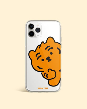 [MUZIK TIGER] Ddabong Tiger Phone Case 2色 透明 ゼリー / iPhone前機種 - コクモト KOCUMOTO