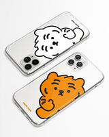 [MUZIK TIGER] Ddabong Tiger Phone Case 2色 透明 ゼリー / iPhone前機種 - コクモト KOCUMOTO