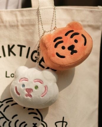 [MUZIK TIGER] Face Doll Keyring Keyring 2種 バッグ キーホルダー 人形 キャラクター - コクモト KOCUMOTO