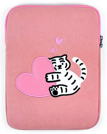 [MUZIK TIGER] Hug tiger Laptop / Tablet Pouch / 9.7-17inch - コクモト KOCUMOTO