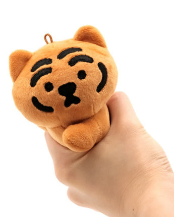 [MUZIK TIGER] Lying Tiger Doll Keyring バッグ キーホルダー 人形 キャラクター 無職タイガー - コクモト KOCUMOTO