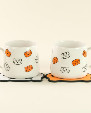 [MUZIK TIGER] Pattern mug 2p set /Ceramic 新商品 韓国人気 贈り物 - コクモト KOCUMOTO