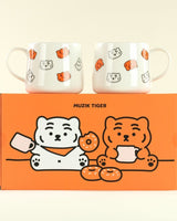 [MUZIK TIGER] Pattern mug 2p set /Ceramic 新商品 韓国人気 贈り物 - コクモト KOCUMOTO