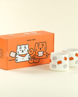 [MUZIK TIGER] Pattern mug 2p set /Ceramic 新商品 韓国人気 贈り物 - コクモト KOCUMOTO