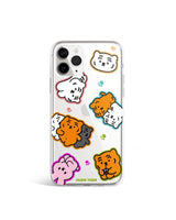 [MUZIK TIGER] Waglewagle Tiger Phone Case 3種 透明 ゼリー 透明 ゼリー / iPhone前機種 - コクモト KOCUMOTO