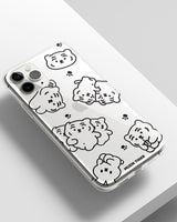 [MUZIK TIGER] Waglewagle Tiger Phone Case 3種 透明 ゼリー 透明 ゼリー / iPhone前機種 - コクモト KOCUMOTO