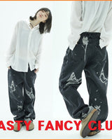 [NASTY FANCY CLUB][NF] VLINDER PRINTED PANTS (BLK) - コクモト KOCUMOTO