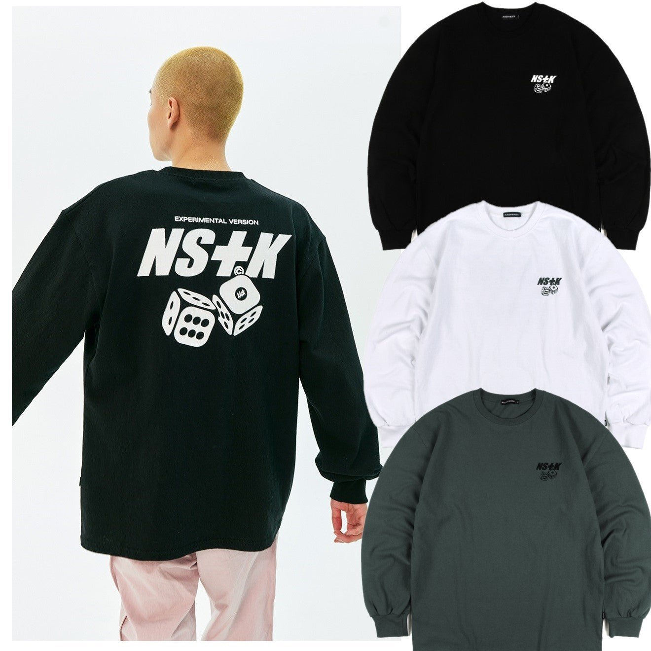 [NASTYKICK][NSTK] Kick Dice Longsleeve [3色] - コクモト KOCUMOTO