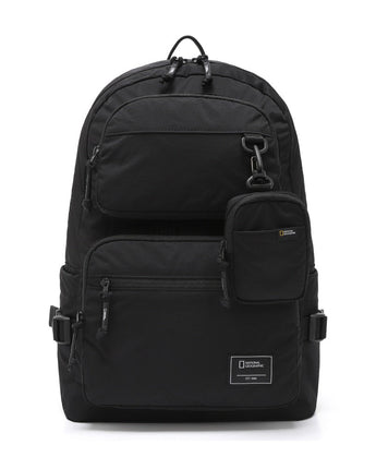 [NATIONAL GEOGRAPHIC] Double pocket backpack _BLACK (N233ABG540) 18L - コクモト KOCUMOTO