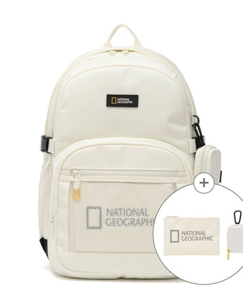 [NATIONAL GEOGRAPHIC] Duble Backpack _ IVORY (N241ABG540) 23L - コクモト KOCUMOTO