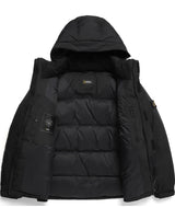 [NATIONAL GEOGRAPHIC] Dugong hooded short duck down jumper_ CARBON BLACK (N234UDW902) グースダウン - コクモト KOCUMOTO