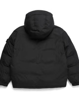 [NATIONAL GEOGRAPHIC] Dugong hooded short duck down jumper_ CARBON BLACK (N234UDW902) グースダウン - コクモト KOCUMOTO