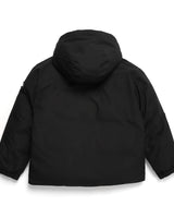 [NATIONAL GEOGRAPHIC] Dugong hooded shorts Chest pocket duck down jumper _ CARBON BLACK (N234UDW901) グースダウン - コクモト KOCUMOTO