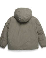 [NATIONAL GEOGRAPHIC] Dugong hooded shorts Chest pocket duck down jumper _ LICHEN KHAKI (N234UDW901) グースダウン - コクモト KOCUMOTO