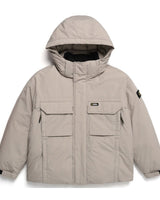 [NATIONAL GEOGRAPHIC] Dugong hooded shorts Chest pocket duck down jumper _ OAK (N234UDW901) グースダウン - コクモト KOCUMOTO